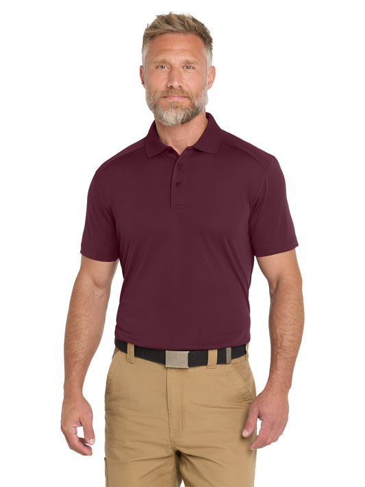 Men's Pocketless Lightweight Snag-Proof Polo - CS418 - Maroon