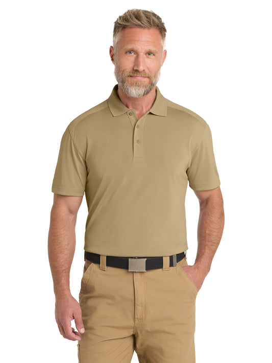 Men's Pocketless Lightweight Snag-Proof Polo - CS418 - Tan