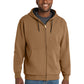 Men's 4-Pocket Heavyweight Full-Zip Hooded Sweatshirt - CS620 - Duck Brown