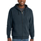 Men's 4-Pocket Heavyweight Full-Zip Hooded Sweatshirt - CS620 - Navy