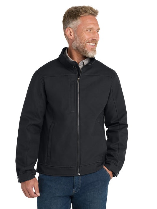 Men's 6-Pocket Duck Bonded Soft Shell Jacket - CSJ60 - Charcoal