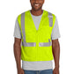Unisex 3-Pocket ANSI 107 Class 2 Zippered Vest - CSV102 - Safety Yellow