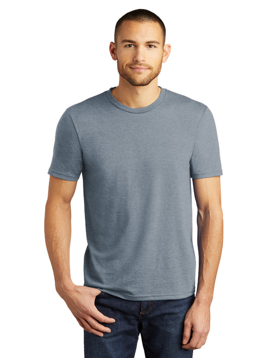 Men's District Perfect Tri Tee - DM130 - Flint Blue Heather