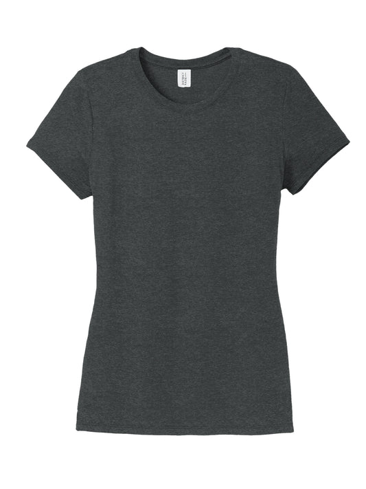 Women's Perfect Tri Tee - DM130L - Black Frost