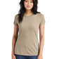 Women's Perfect Tri Tee - DM130L - Desert Tan Heather