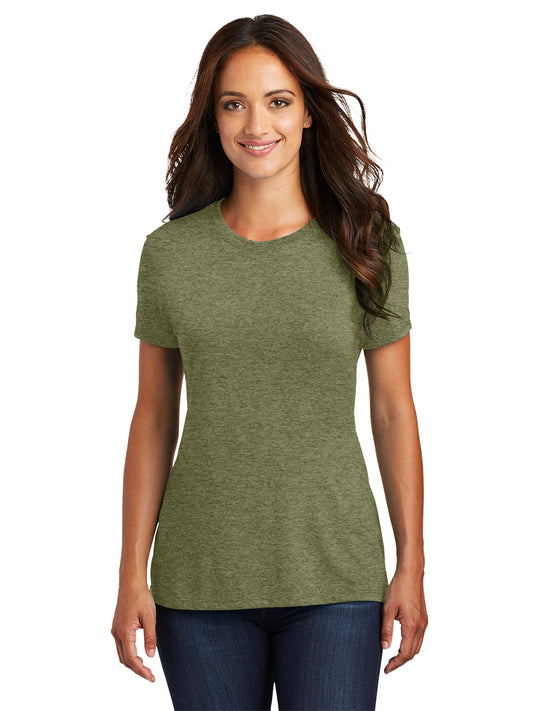 Women's Perfect Tri Tee - DM130L - Military Green Frost