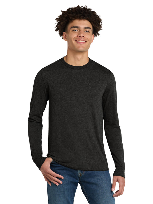 Men's District Perfect Tri Long Sleeve Tee - DM132 - Black Frost