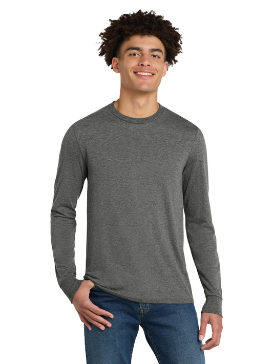 Men's District Perfect Tri Long Sleeve Tee - DM132 - Grey Frost
