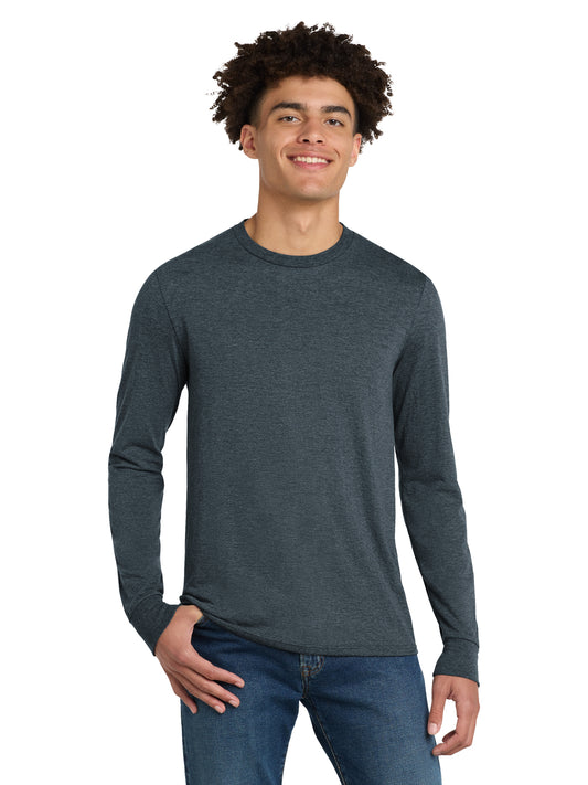 Men's District Perfect Tri Long Sleeve Tee - DM132 - Navy Frost