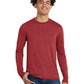 Men's District Perfect Tri Long Sleeve Tee - DM132 - Red Frost