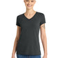 Women’s Perfect Tri V-Neck Tee - DM1350L - Black Frost