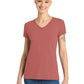 Women’s Perfect Tri V-Neck Tee - DM1350L - Blush Frost