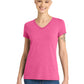 Women’s Perfect Tri V-Neck Tee - DM1350L - Fuchsia Frost