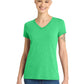 Women’s Perfect Tri V-Neck Tee - DM1350L - Green Frost
