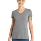Women’s Perfect Tri V-Neck Tee - DM1350L - Grey Frost