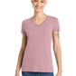 Women’s Perfect Tri V-Neck Tee - DM1350L - Heathered Lavender