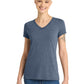 Women’s Perfect Tri V-Neck Tee - DM1350L - Navy Frost