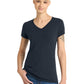 Women’s Perfect Tri V-Neck Tee - DM1350L - New Navy