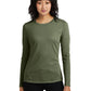 Women's Pocketless Long Sleeve Tee - DT110 - Heathered Olive