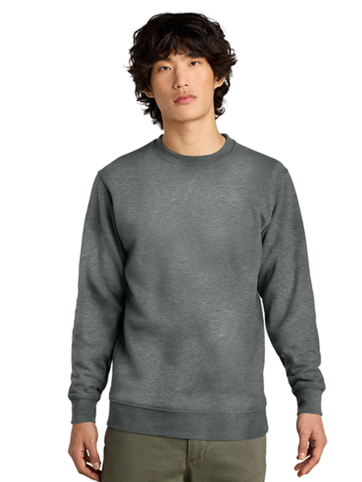 Men's Fleece Sweatshirt - DT6104 - Grey Frost