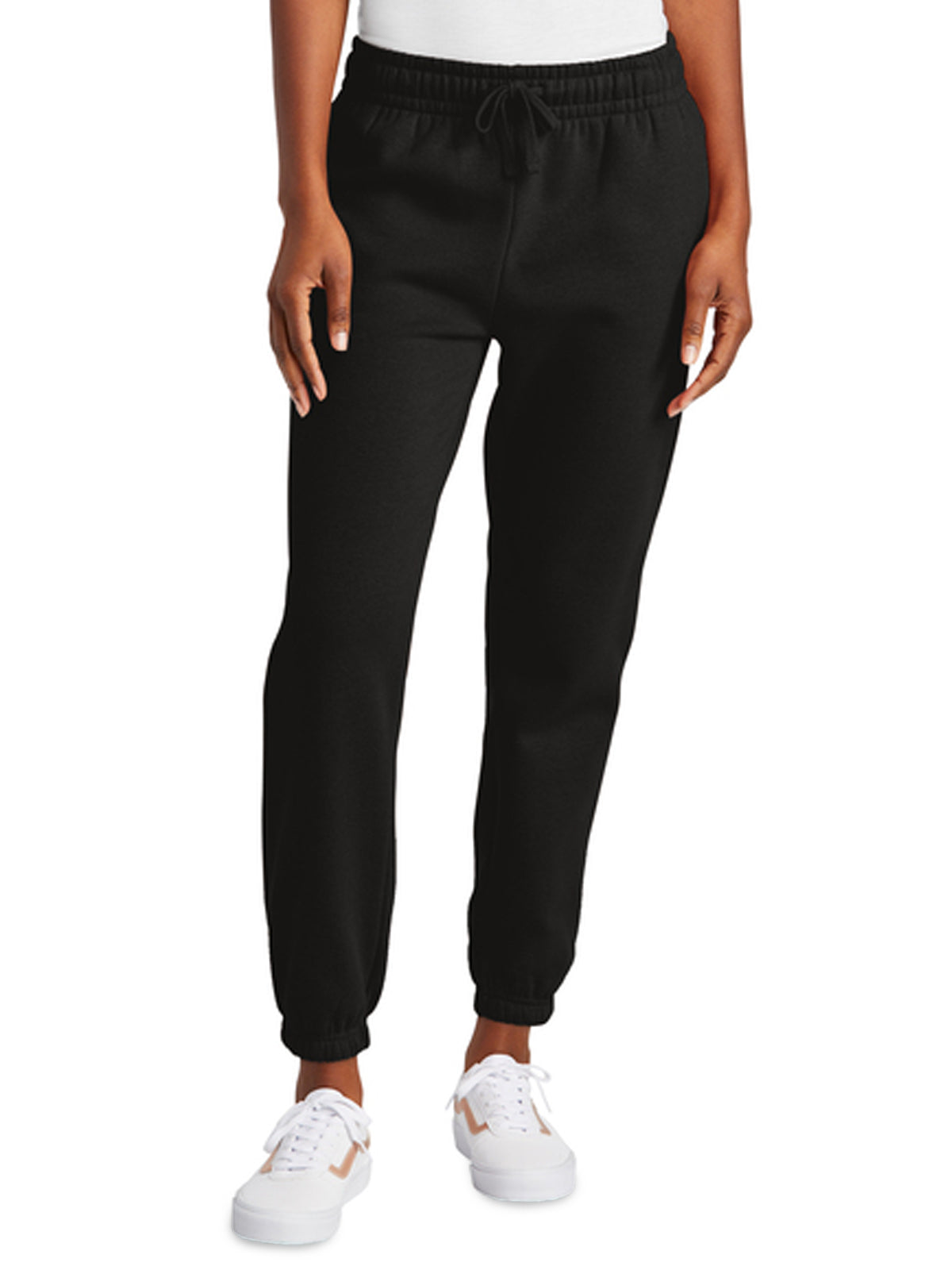 Women's 2-Pocket Fleece Sweatpant - DT6110 - Black