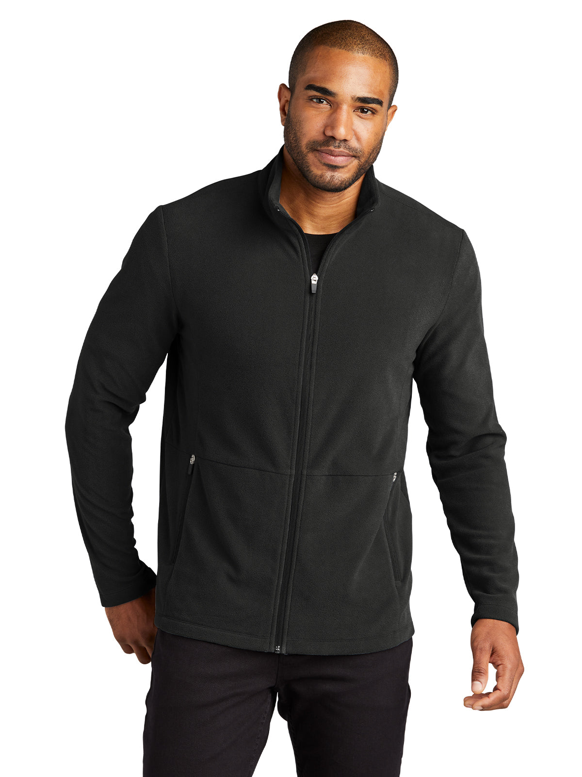 Men's Microfleece Jacket - F151 - Black