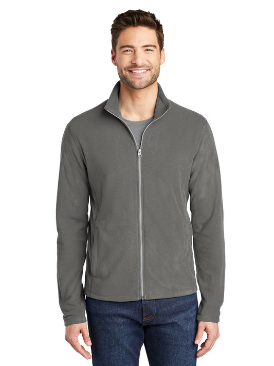 Men's Microfleece Jacket - F223 - Pearl Grey