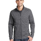 Men's Striped Fleece Jacket - F231 - Black