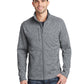 Men's Striped Fleece Jacket - F231 - Grey