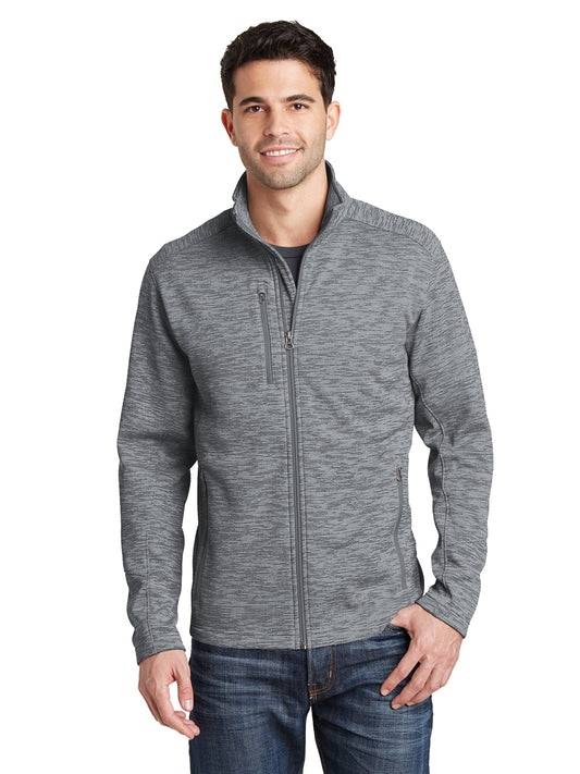 Men's Striped Fleece Jacket