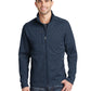 Men's Striped Fleece Jacket - F231 - Navy