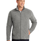 Men's Heather Microfleece Full-Zip Jacket - F235 - Pearl Grey Heather