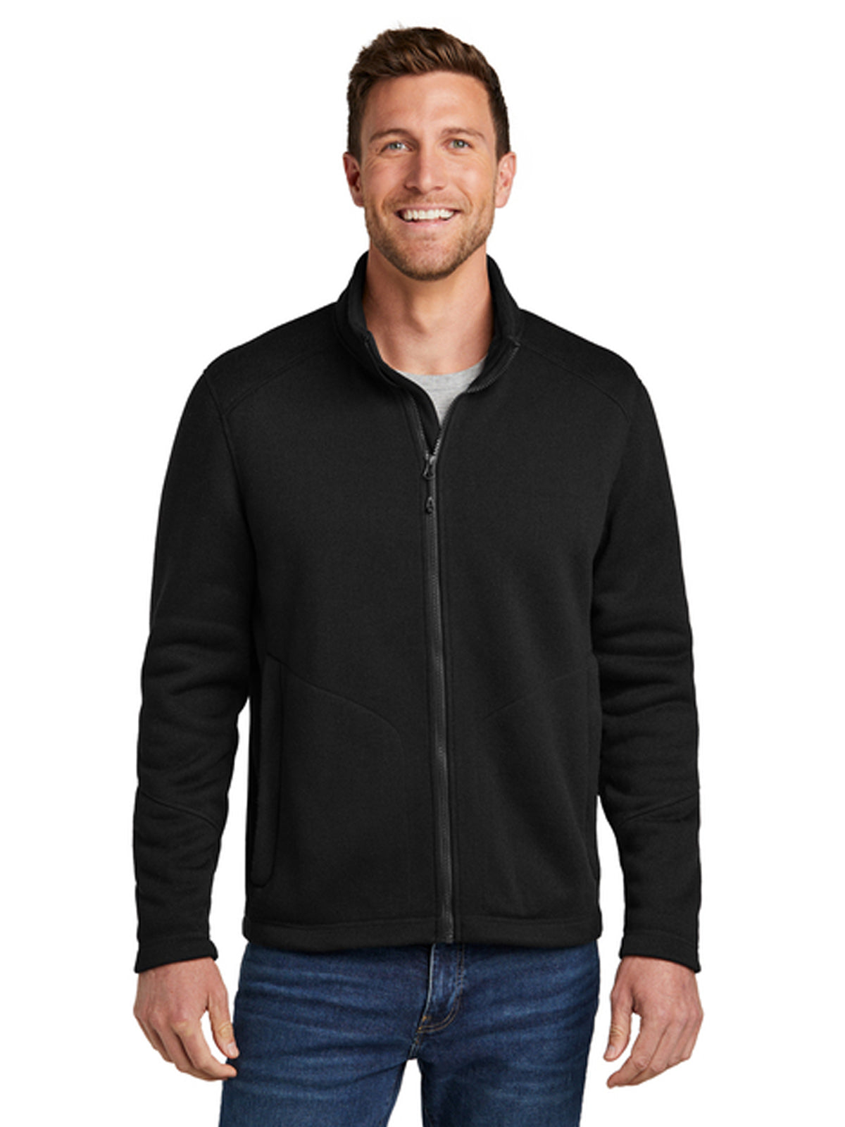 Men's 2-Pocket Arc Sweater Fleece Jacket