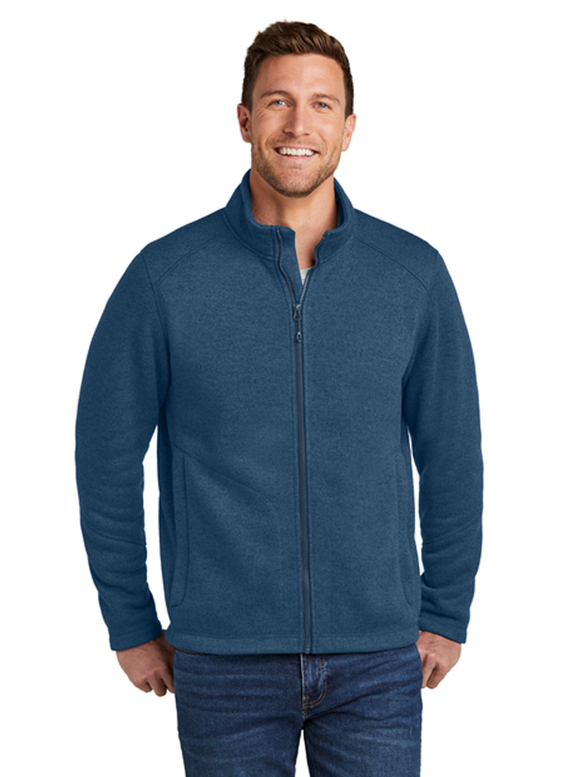 Men's 2-Pocket Arc Sweater Fleece Jacket