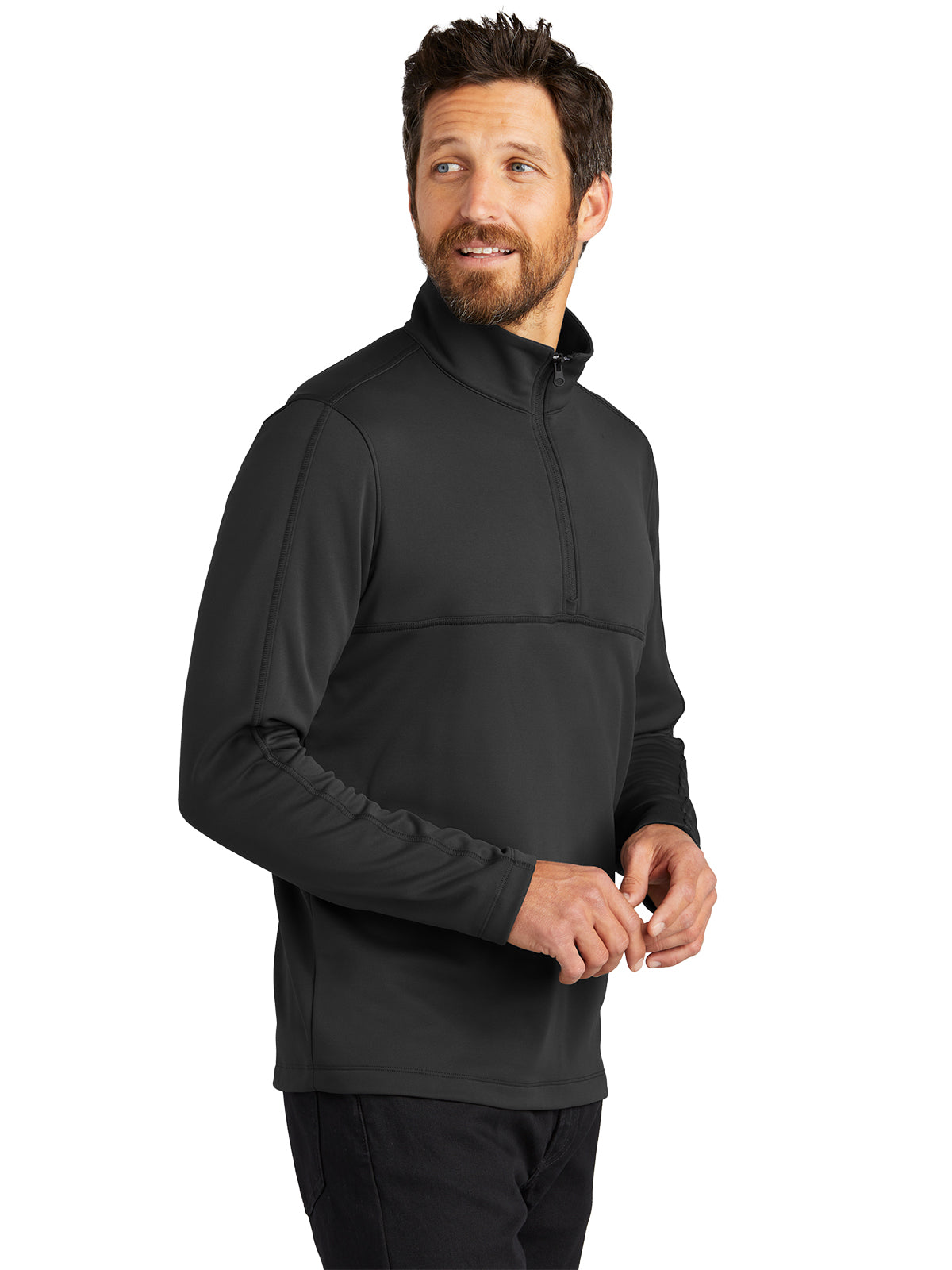 Men's Smooth Fleece 1/4 Zip Sweatshirt