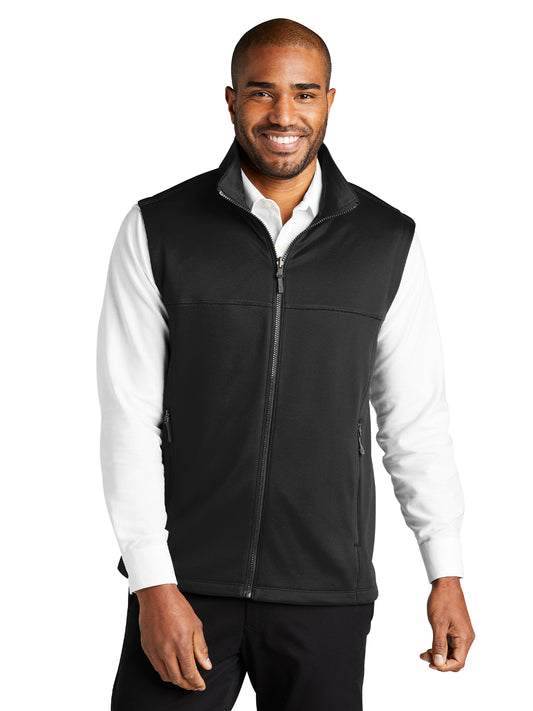 Men's Smooth Fleece Vest - F906 - Black