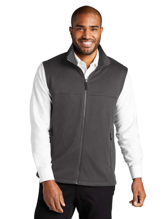 Men's Smooth Fleece Vest - F906 - Graphite