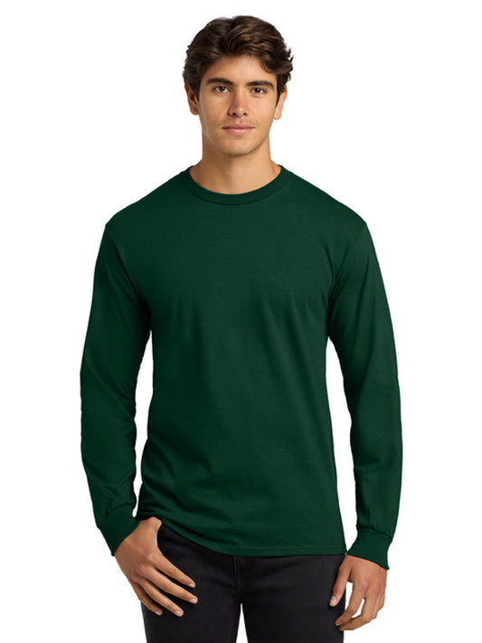 Men's Pocketless Long Sleeve Tee - G2400 - Forest Green