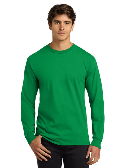 Men's Pocketless Long Sleeve Tee - G2400 - Irish Green