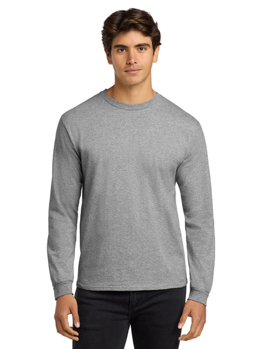 Men's Pocketless Long Sleeve Tee - G2400 - Sport Grey