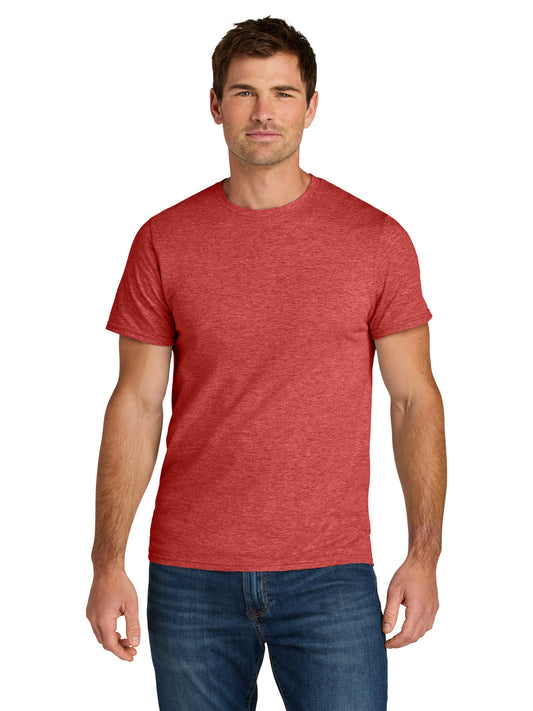 Unisex Ring Spun T-Shirt - IC46M - Fiery Red Heather