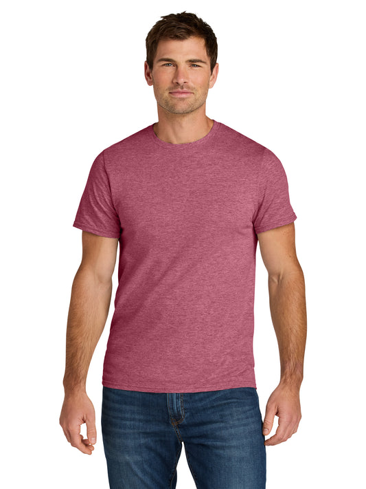 Unisex Ring Spun T-Shirt - IC46M - Raspberry Heather