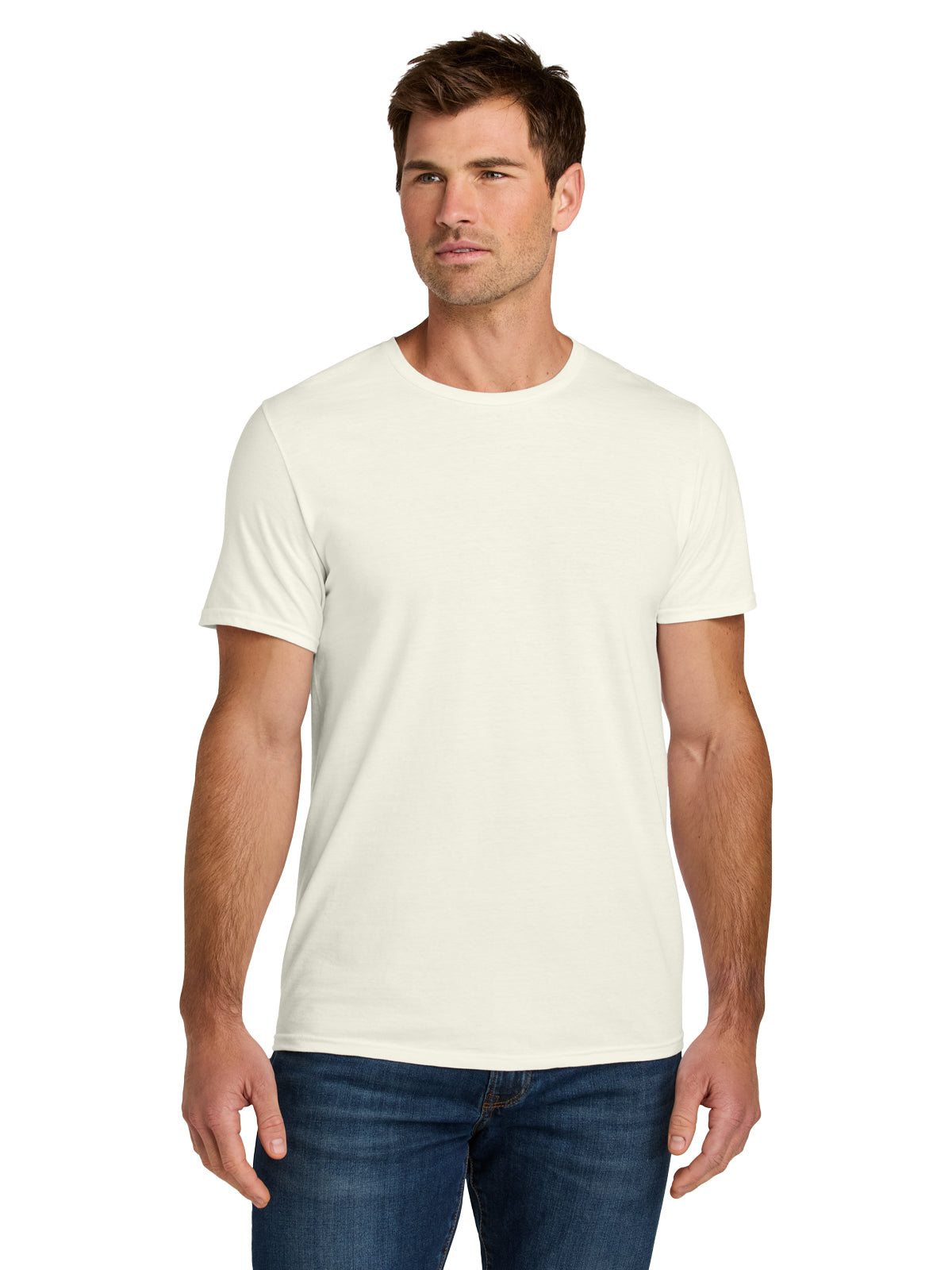 Unisex Ring Spun T-Shirt - IC46M - Sweet Cream Heather