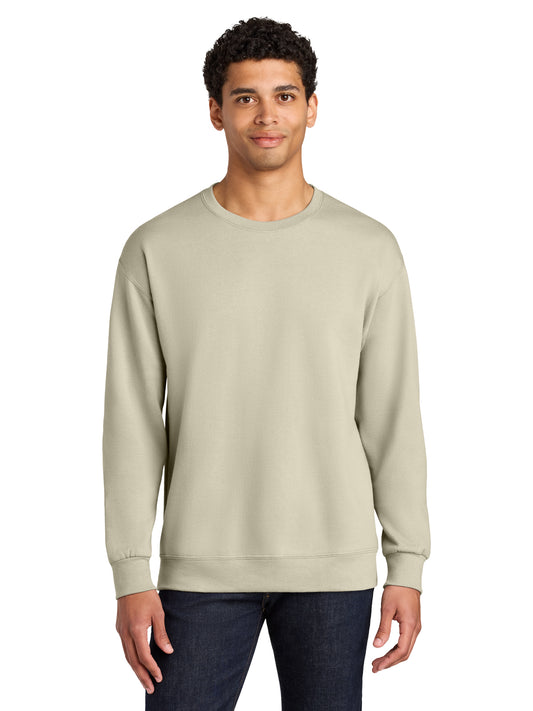 Unisex Pocketless CVC Ring Spun Crewneck Sweatshirt - IC48M - Putty