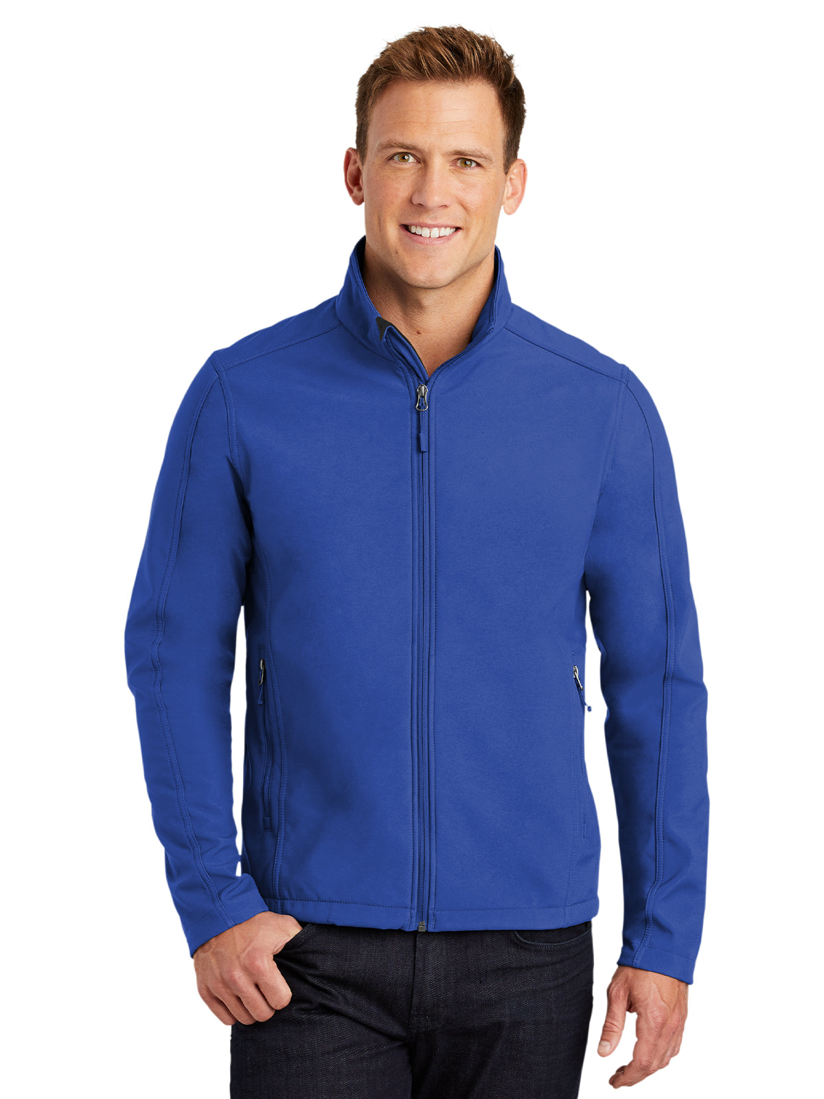 Men's Soft Shell Jacket - J317 - True Royal