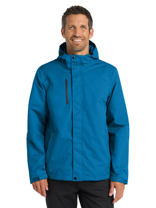 Men's Three-Pocket All-Conditions Jacket - J331 - Direct Blue