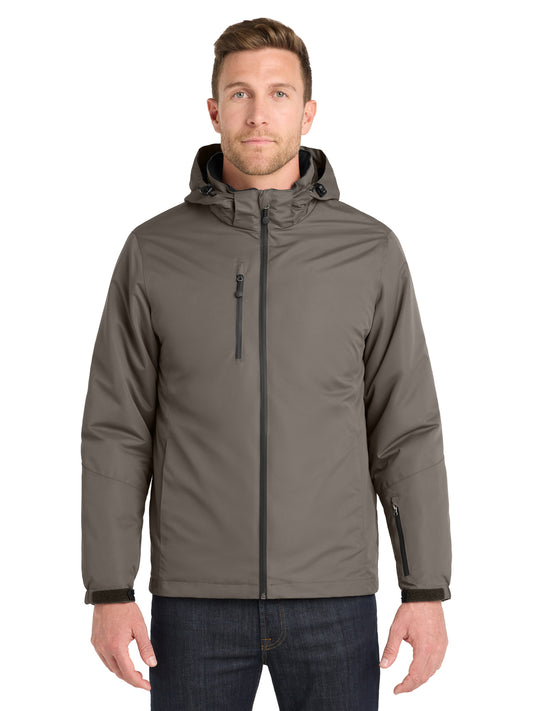 Men's Four-Pocket Vortex Waterproof 3-in-1 Jacket - J332 - Deep Smoke/Charcoal