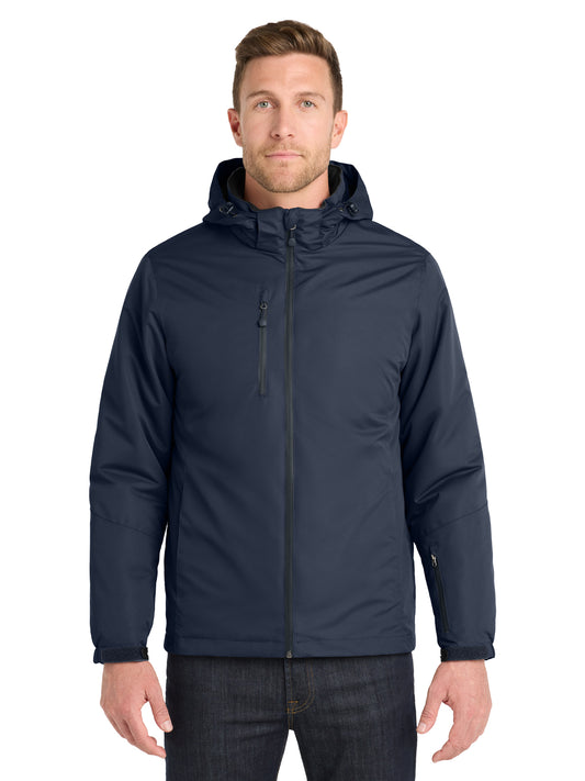 Men's Four-Pocket Vortex Waterproof 3-in-1 Jacket - J332 - River Blue Navy/River Blue Navy