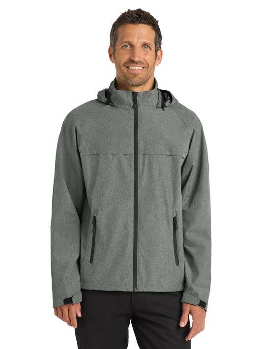 Men's Two-Pocket Torrent Waterproof Jacket - J333 - Dark Grey Heather
