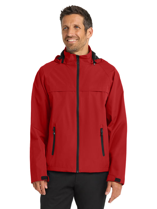 Men's Two-Pocket Torrent Waterproof Jacket - J333 - Engine Red